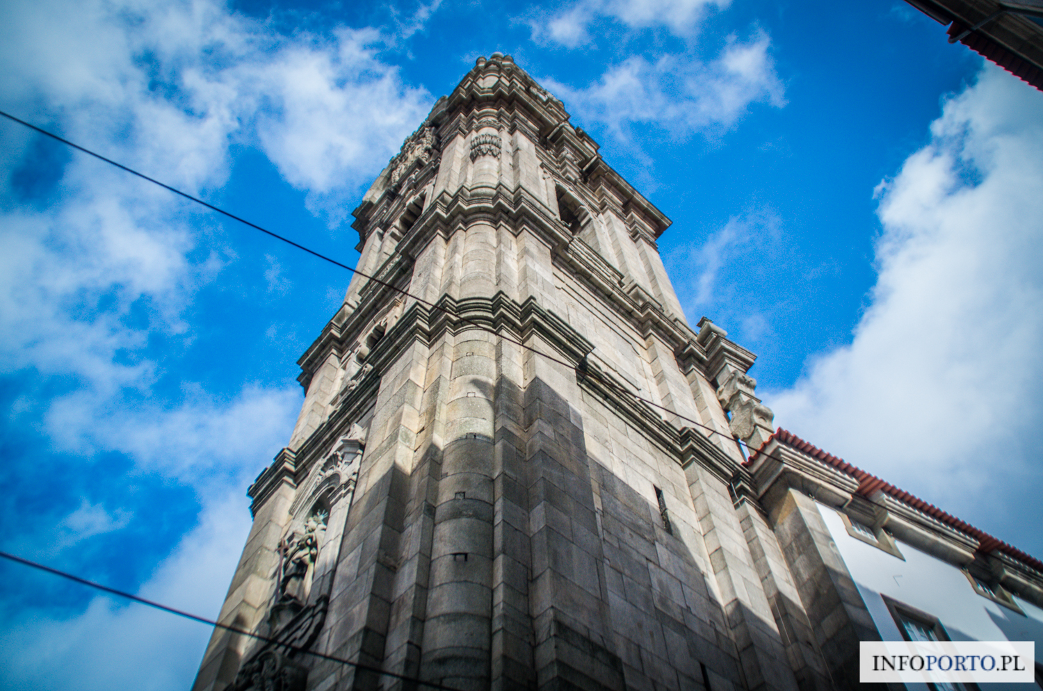 Wieża Kleryków Porto Torre dos Clerigos Co warto zobaczyć w Porto zabytki i atrakcje turystyczne polski przewodnik Wieza Tower Opis Zdjęcia Fotografie